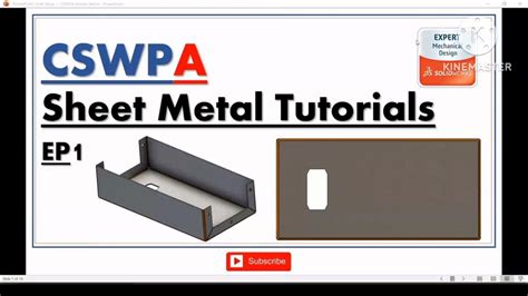 SolidWorks Corporation: CSWP Advanced Sheet Metal 